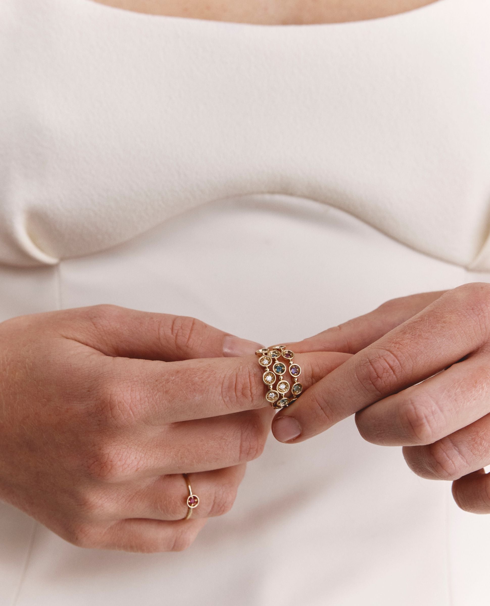 Patera Wrap Ring | Birthstone