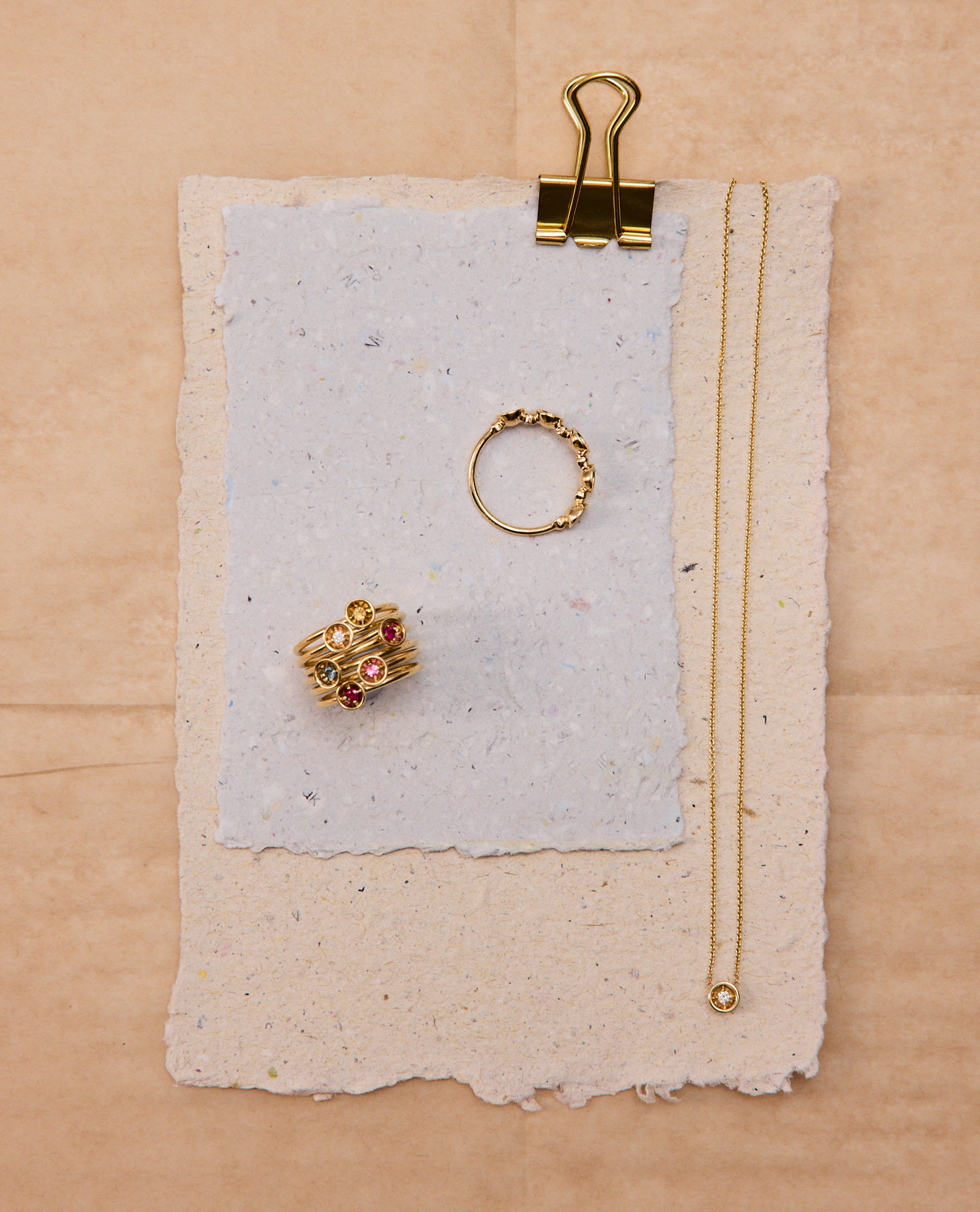 Patera Stacking Ring | Birthstone