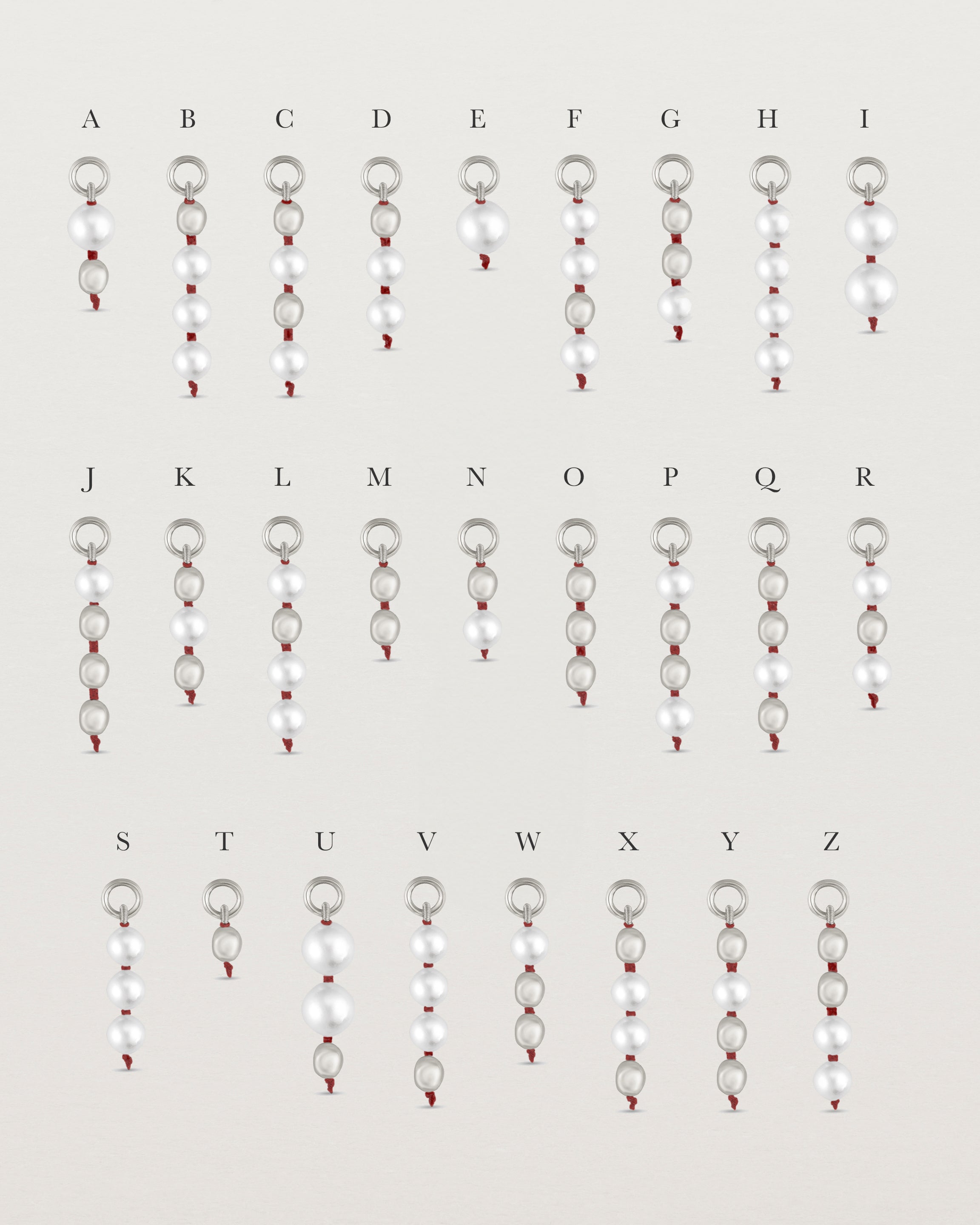 Letters Of Love Charm | Red