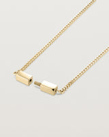 Open view of the Guardian Chain in yellow gold.