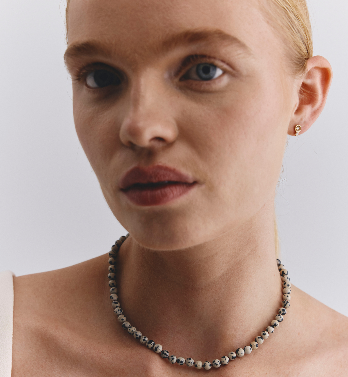 Sashi Necklace | Dalmatian Jasper