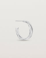 The Kamali Hoops in Sterling Silver.