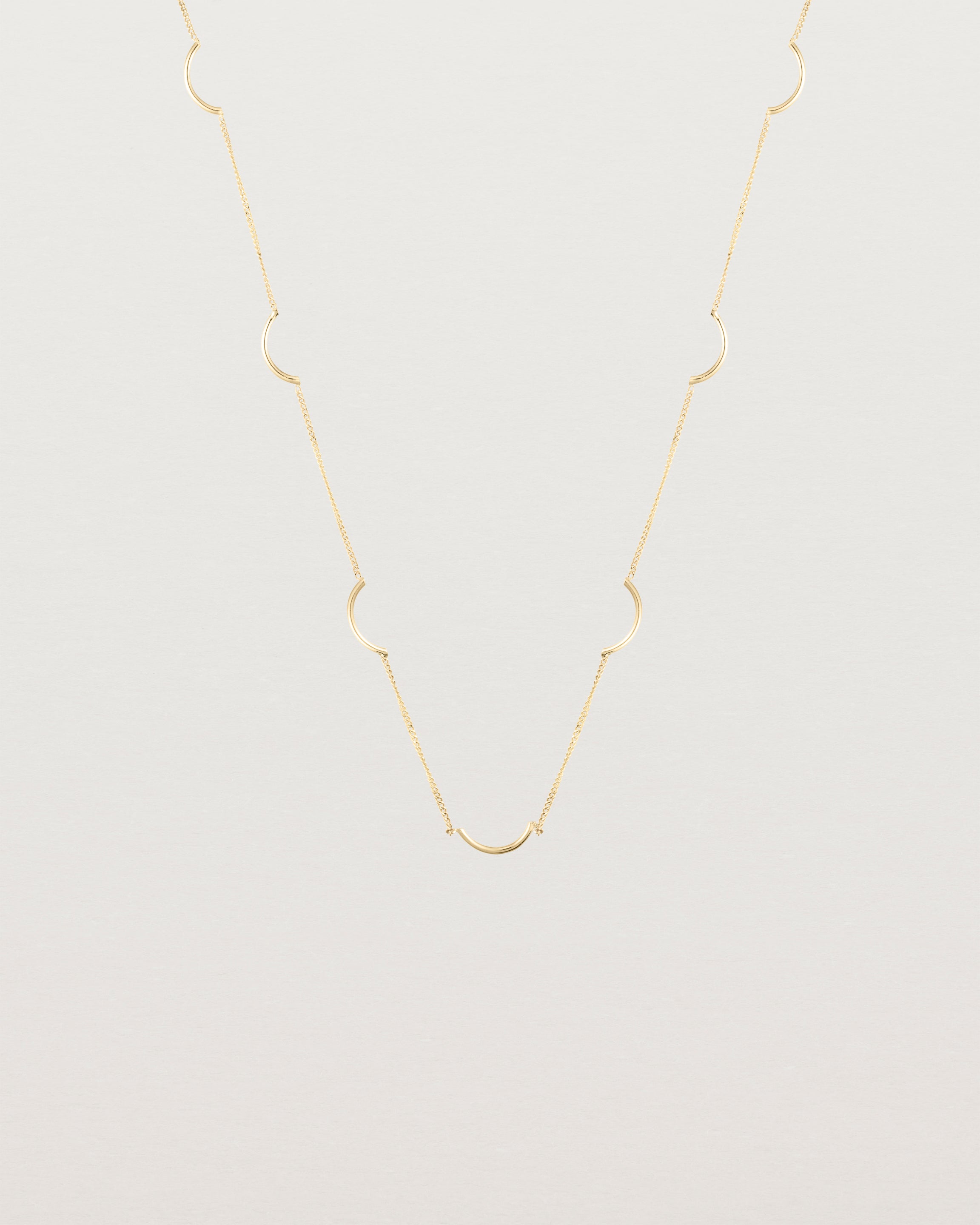 The Lai Chain Necklace in yellow gold.