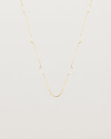The Lai Chain Necklace in yellow gold.