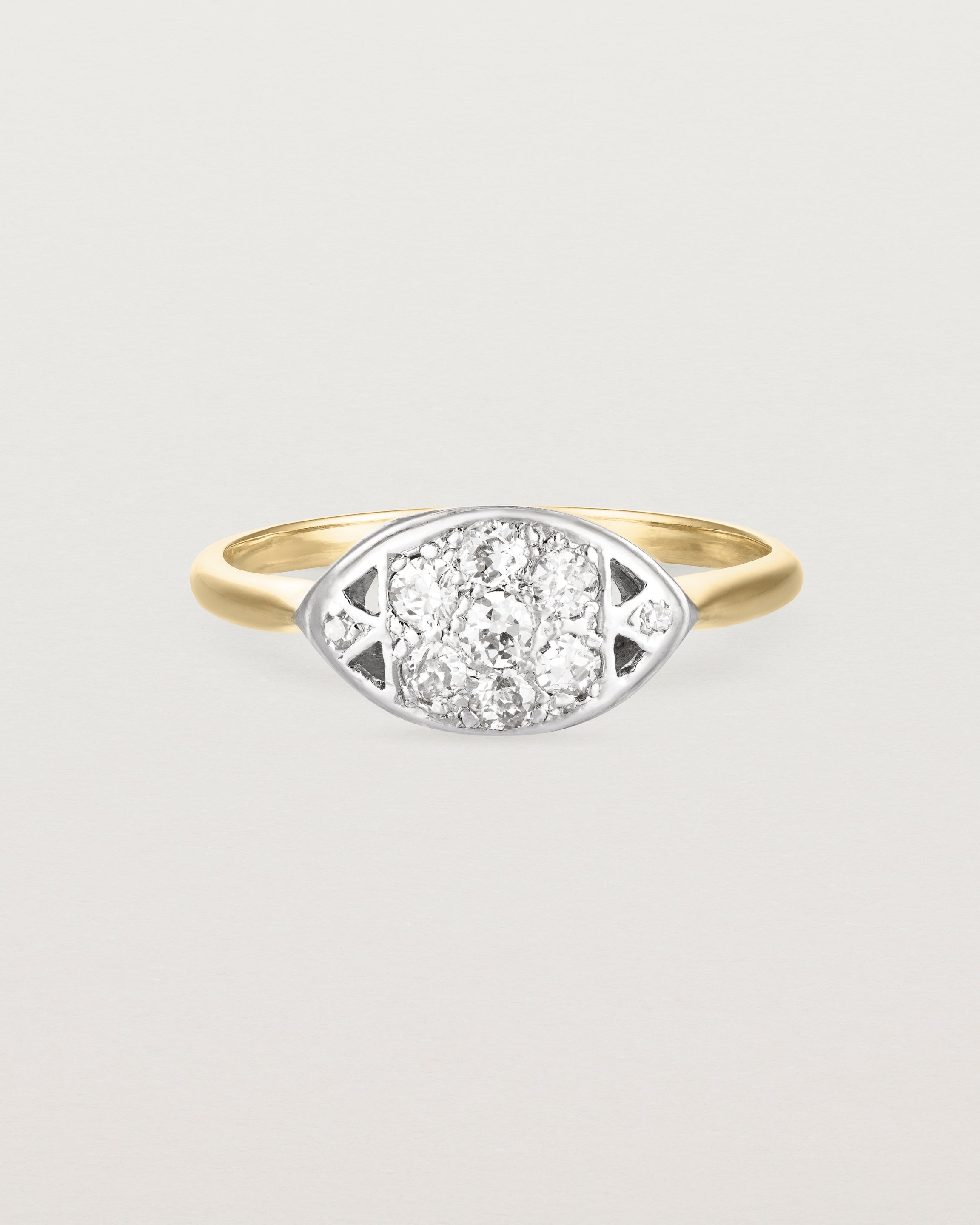 Front view of the Selene Vintage Ring | Diamonds.