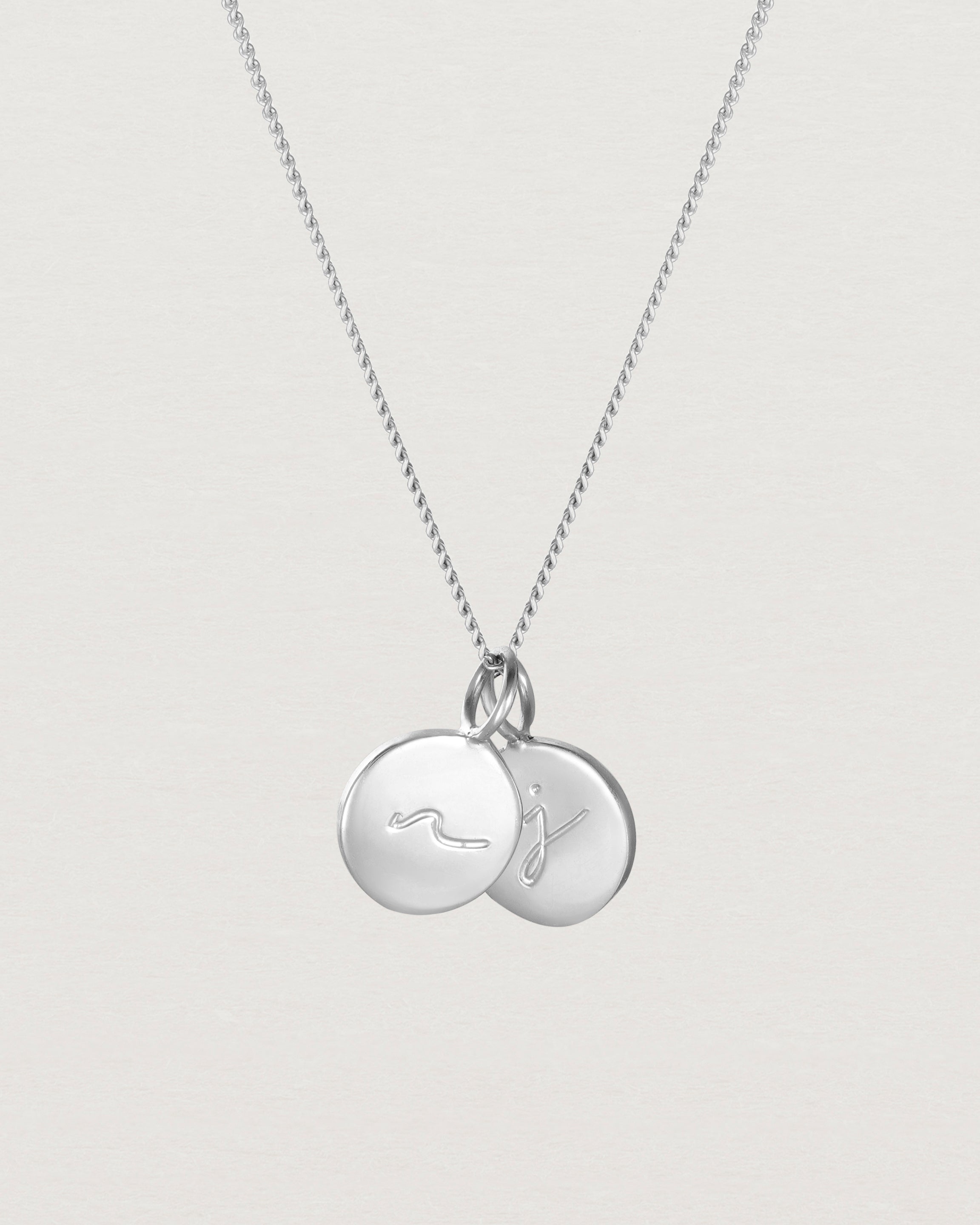 Mae Necklace White Gold Natalie Marie Jewellery