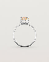 Standing view of the Mai Ring | Savannah Sunstone in Sterling Silver.