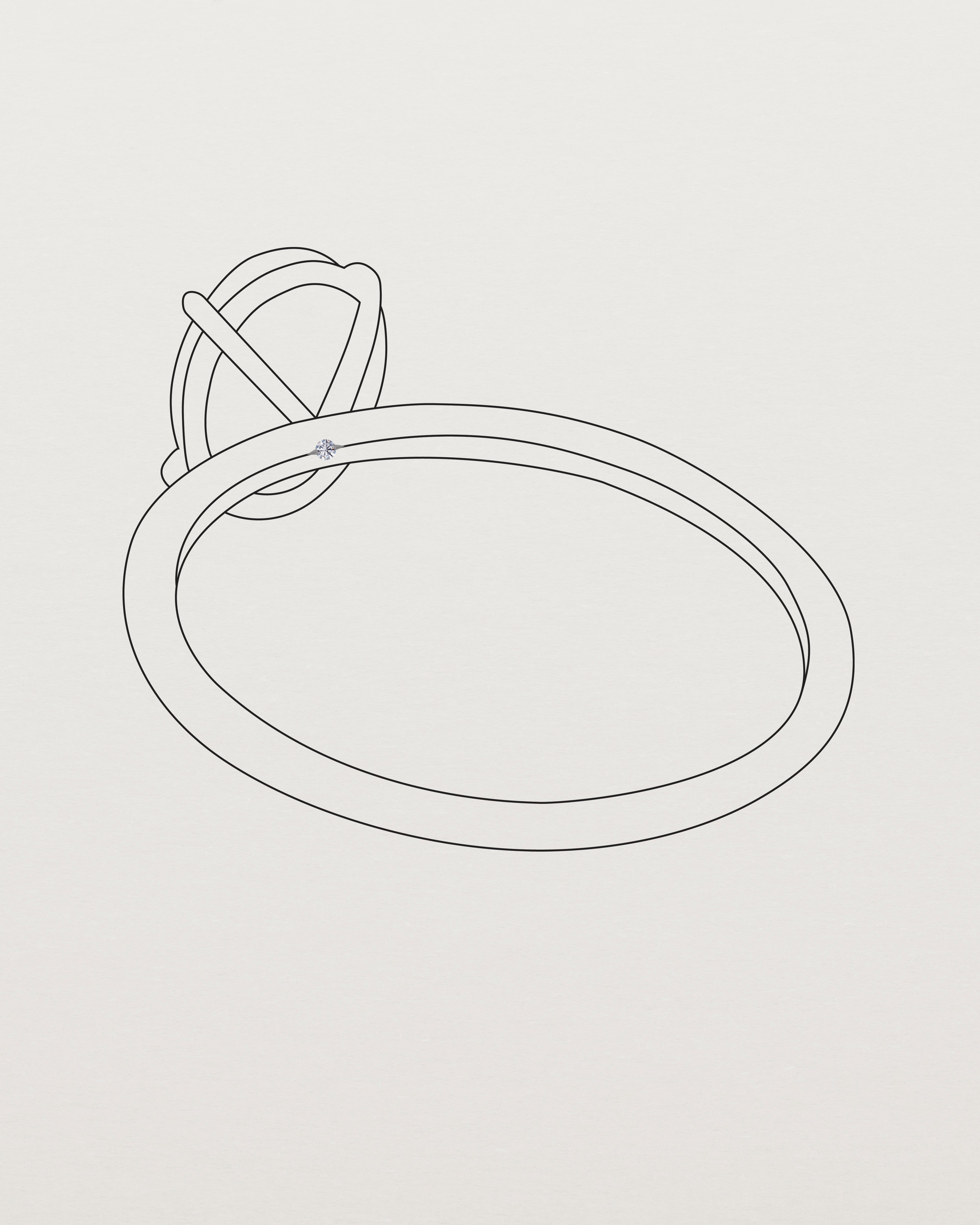 Mandala Solitaire Ring