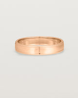 4mm millgrain wedding band in rose gold