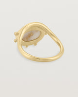 Back view of Morning Arrives Again | Gold in Quartz | Yellow Gold.