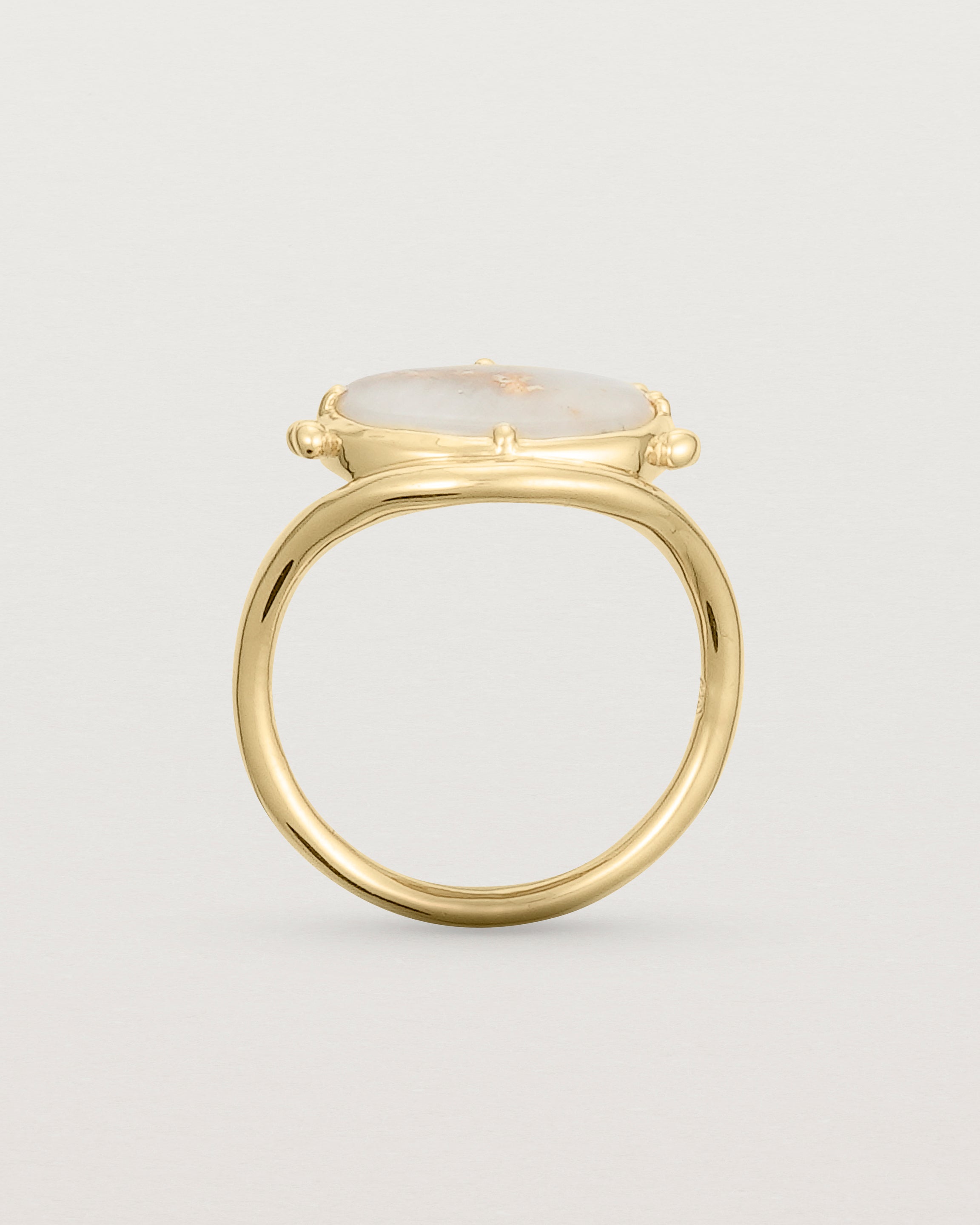 Standing view of Morning Arrives Again | Gold in Quartz | Yellow Gold.