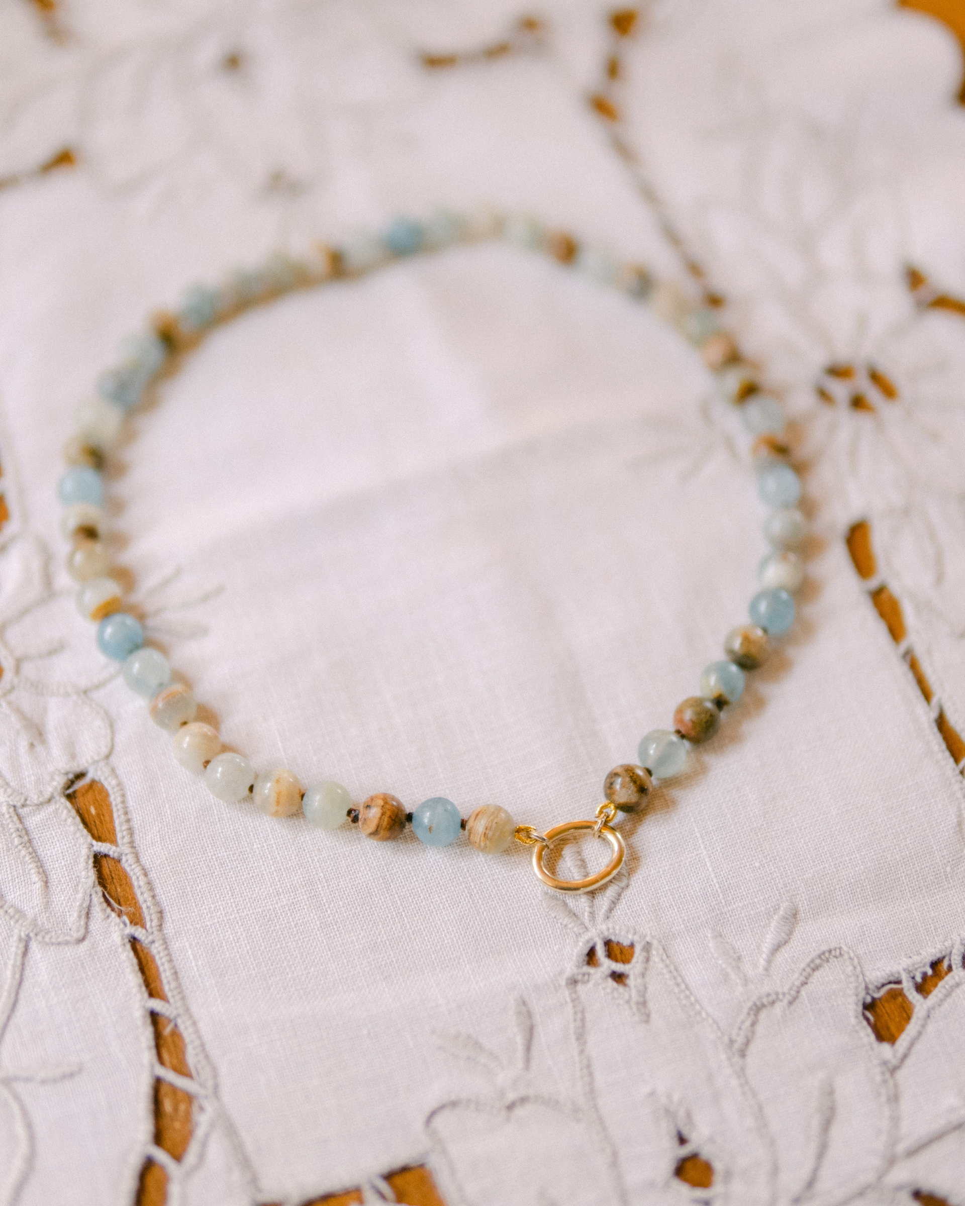 Sana Charm Necklace | Calcite