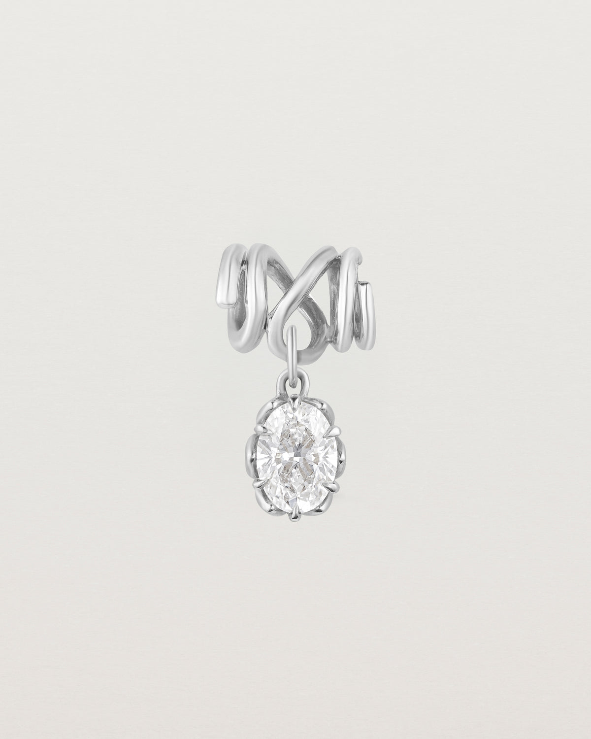 Fold x Eirene Charm | Oval Laboratory Grown Diamond