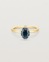 Eirene Solitaire | Oval Australian Sapphire