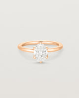 Eirene Solitaire Ring | Oval Laboratory Grown Diamond