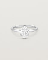 Eirene Solitaire Ring | Oval Laboratory Grown Diamond