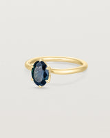 Eirene Solitaire | Oval Australian Sapphire