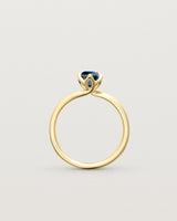 Eirene Solitaire | Oval Australian Sapphire