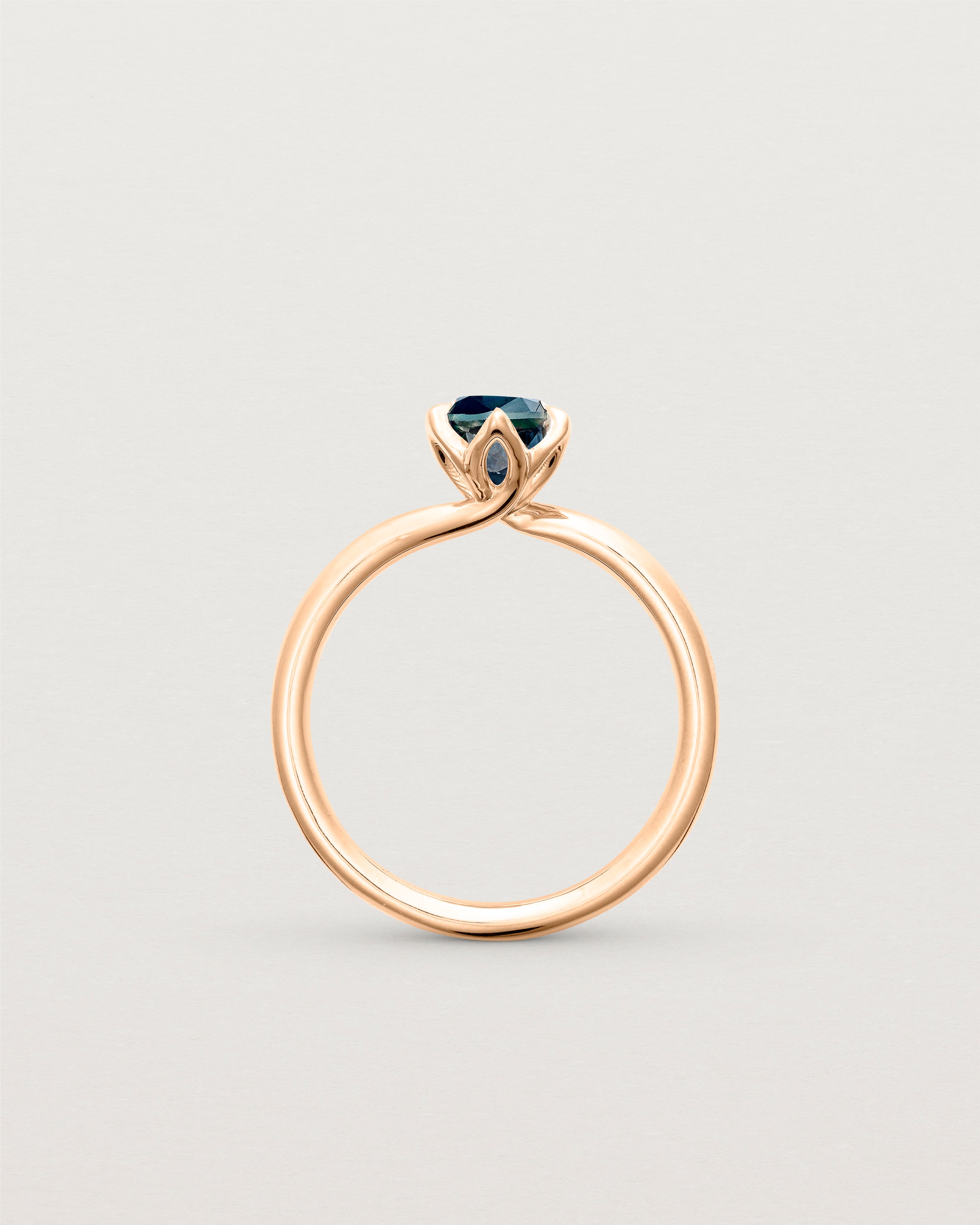 Eirene Solitaire | Oval Australian Sapphire