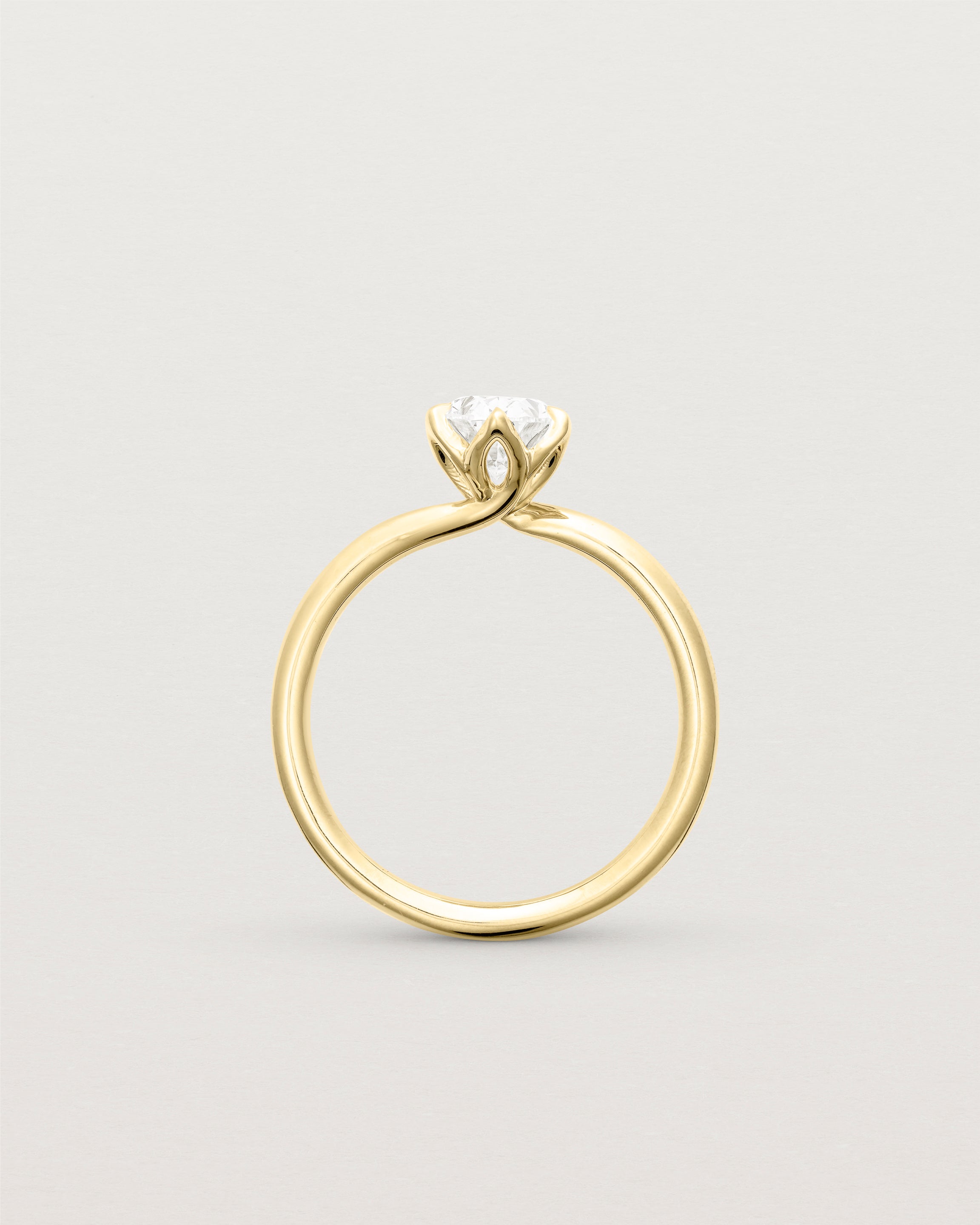 Eirene Solitaire Ring | Oval Laboratory Grown Diamond