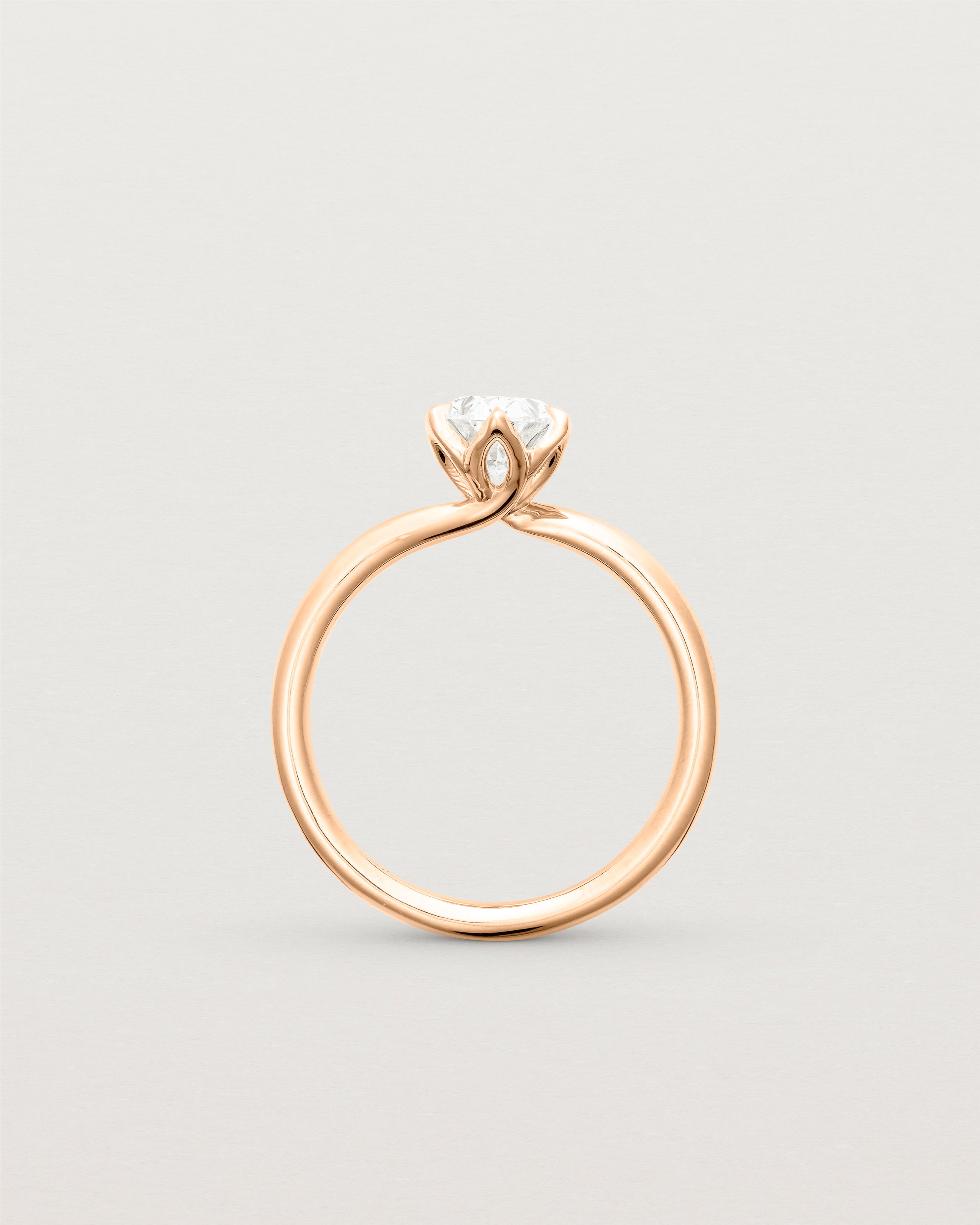 Eirene Solitaire Ring | Oval Laboratory Grown Diamond
