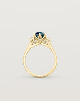 Eirene Trio | Round Australian Sapphire & Diamond