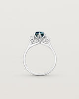 Eirene Trio | Round Australian Sapphire & Diamond