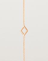 Close up of the Nuna Bracelet in rose gold.