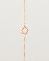 Close up of the Nuna Bracelet in rose gold.