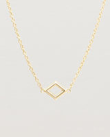 Close up view of the Nuna Necklace | Yellow Gold.