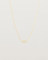 Front view of the Nuna Necklace | Yellow Gold.