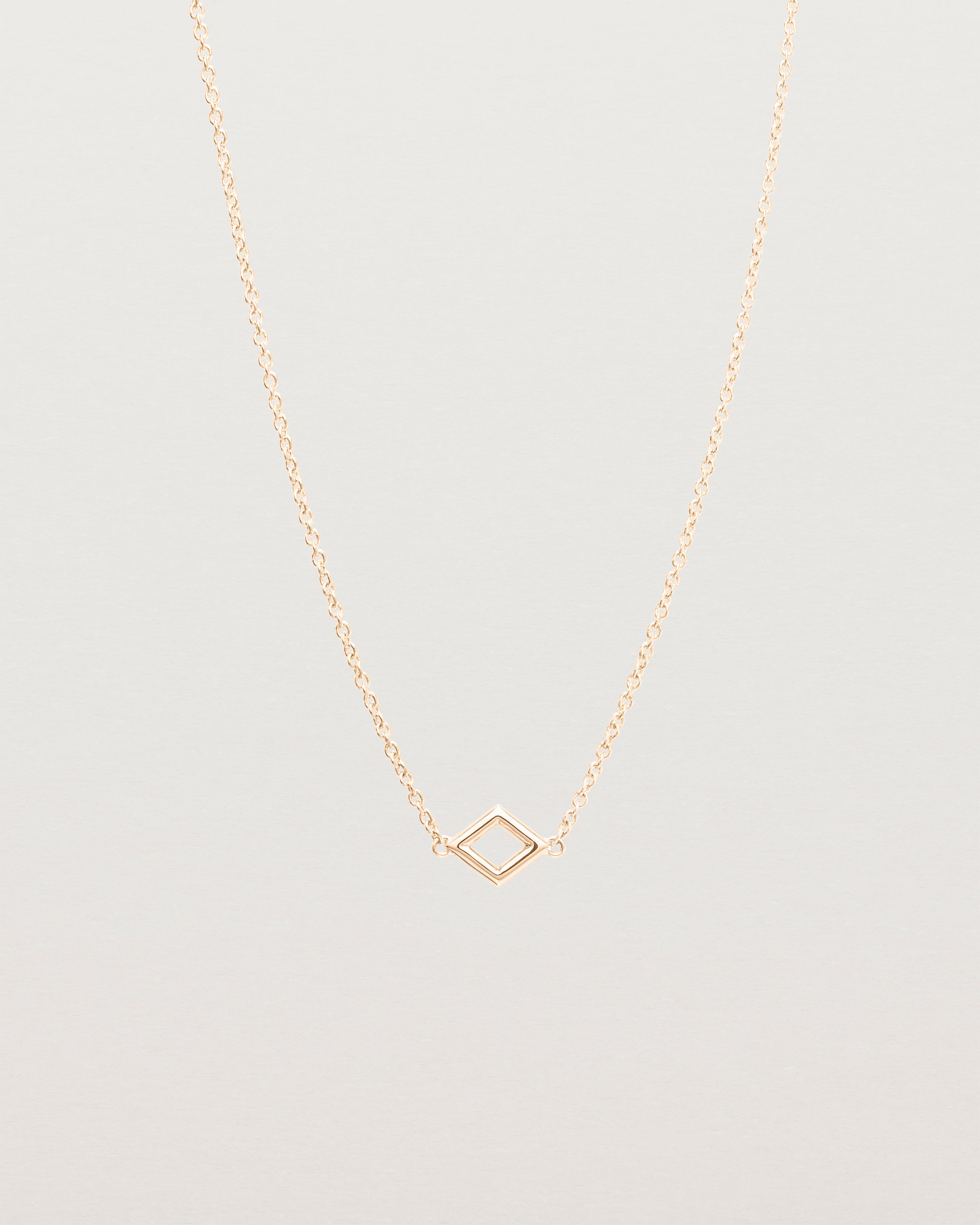 Front view of the Nuna Necklace | Rose Gold.