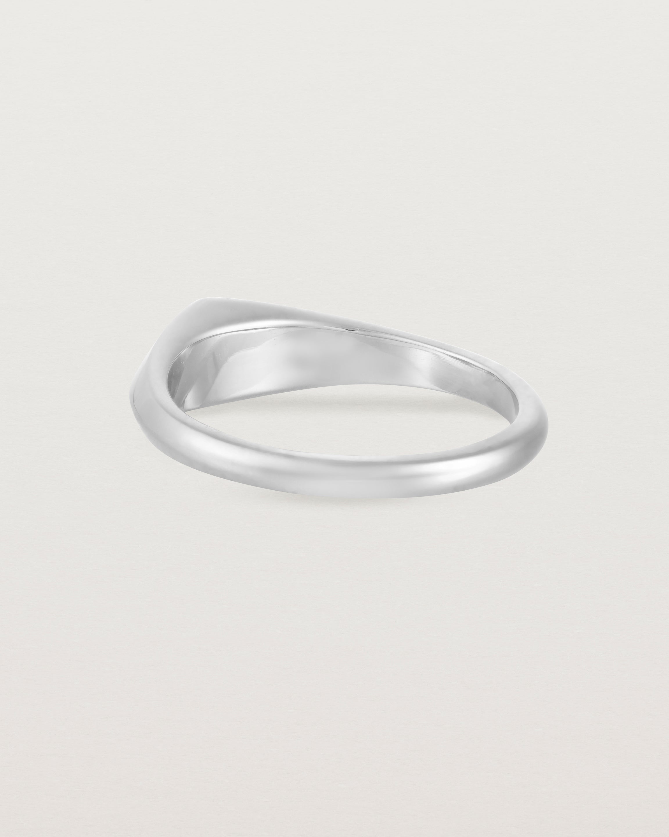 Nuna Signet Ring | White Gold | Natalie Marie Jewellery