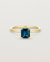 Front view of the Etienne Solitaire | Sapphire.