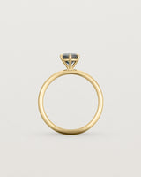 Standing view of the No.109 | Signature Solitaire 0.96ct |  Australian Blue Sapphire.