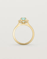 Standing view of the Mira Ring | Aquamarine.