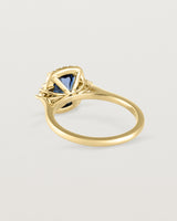 Back view of the Winona | Cluster Ring | Sapphire
