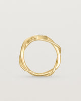 Standing view of the Calla Ring | Diamond.