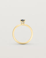 Standing view of the Margot Signature Solitaire | Sapphire.