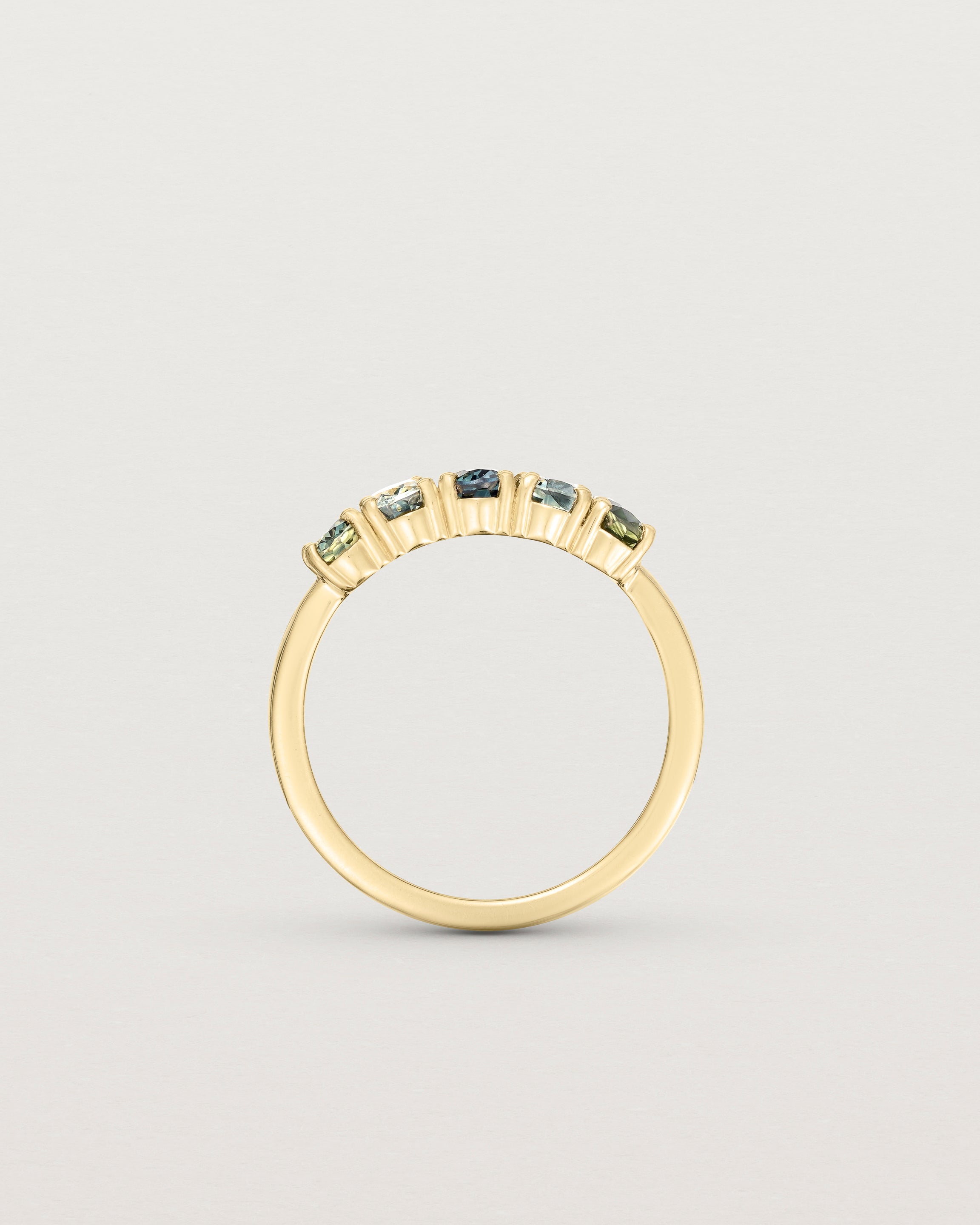Standing view of the Manon Wrap Ring | Sapphires.