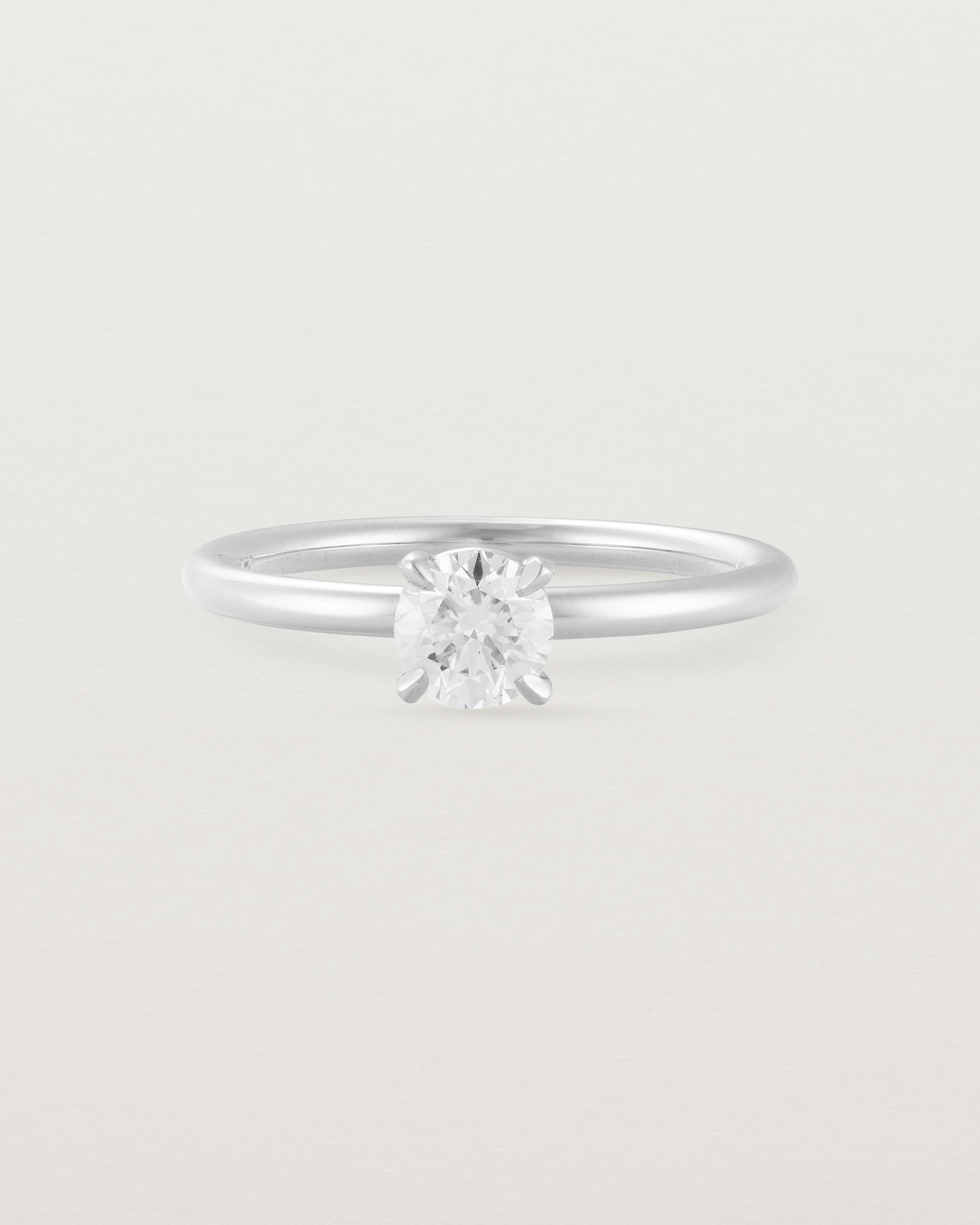 Front view of the No.108 | Signature Solitaire | Diamond