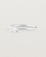 Angled view of the No.108 | Signature Solitaire | Diamond