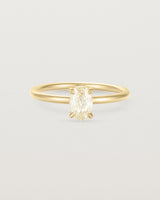 A Yellow Diamond Signature Solitaire in Yellow Gold 