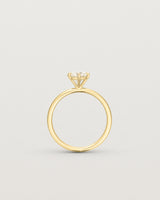 Standing image of round diamond signature solitaire