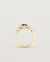Iris Cluster Ring | Sapphire & Diamond