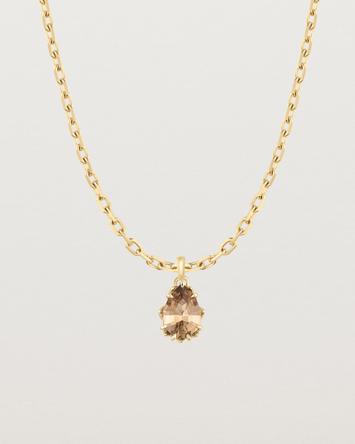 Eirene Pendant | Step-Cut Zircon