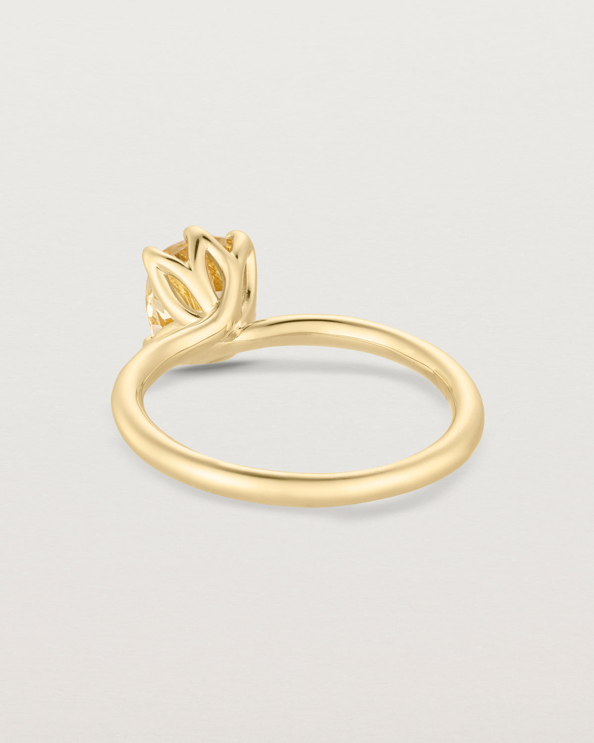 Eirene Solitaire Ring | Yellow Sapphire