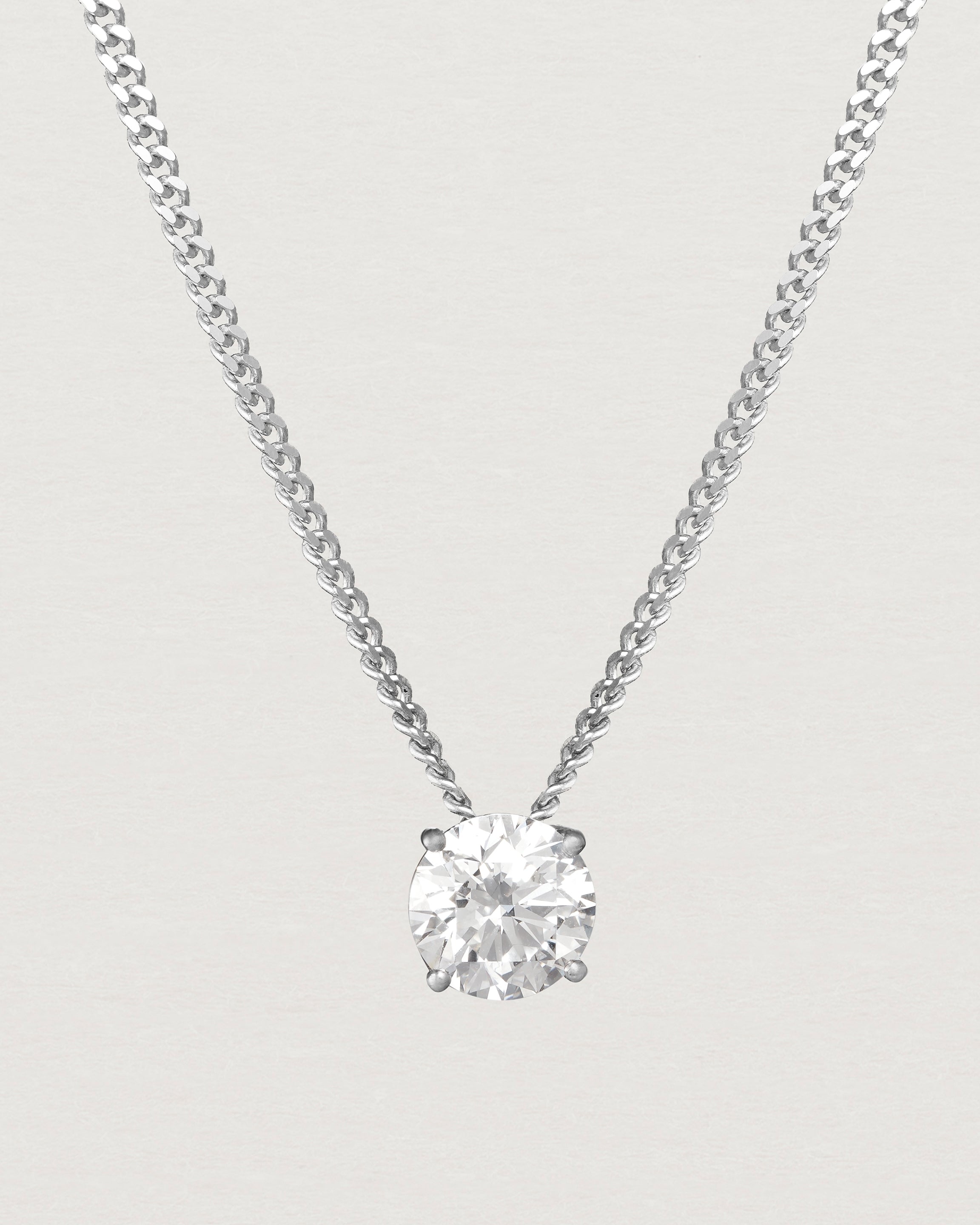 Front view of the Anna Necklace | Laboratory Grown Diamond. 