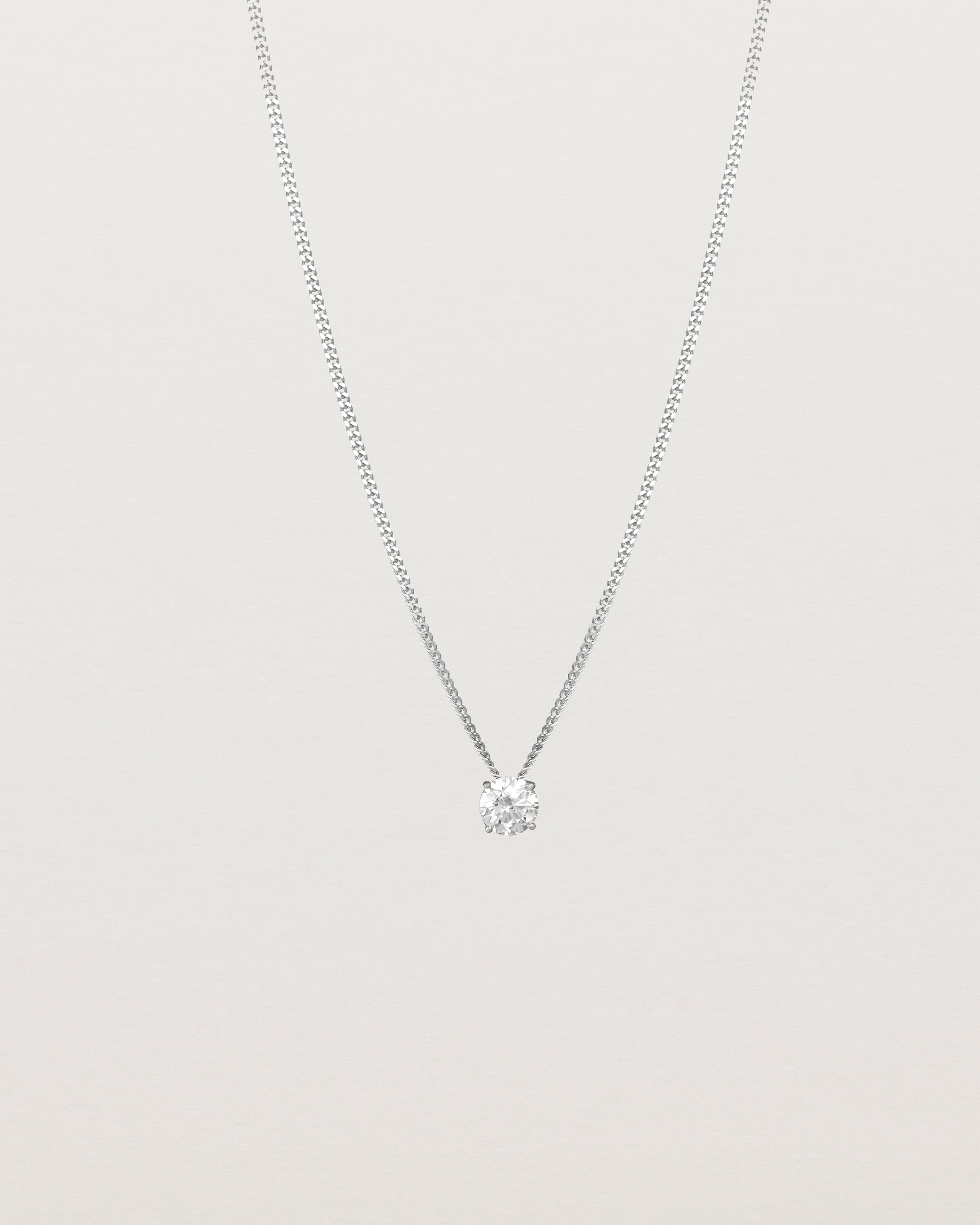 Front view of the Anna Necklace | Laboratory Grown Diamond. 
