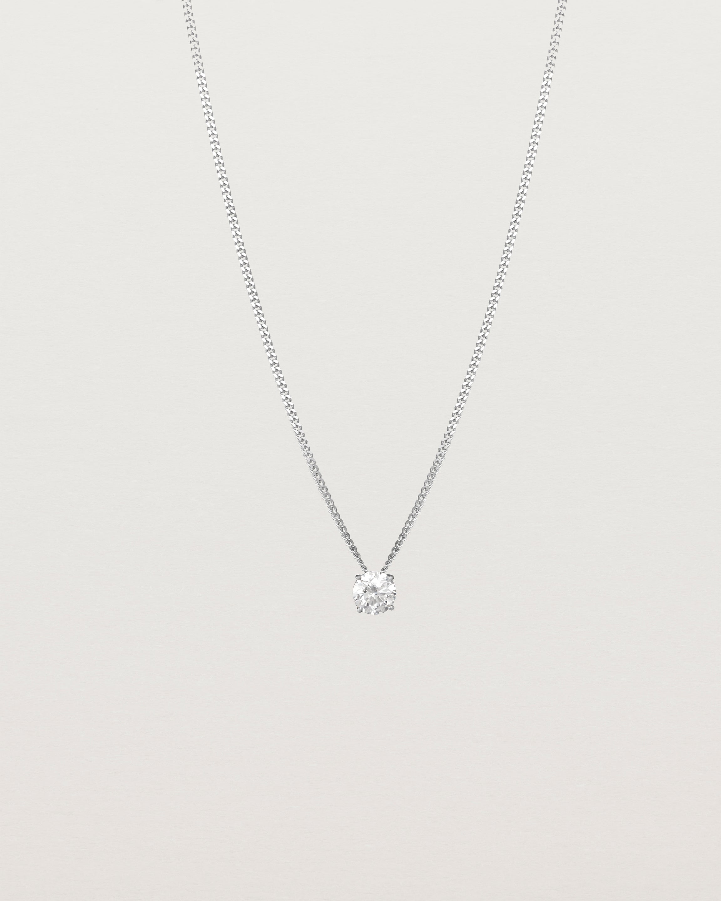 Front view of the Anna Necklace | Laboratory Grown Diamond. 